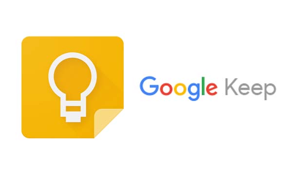Google Keep logo beside the words Google Keep