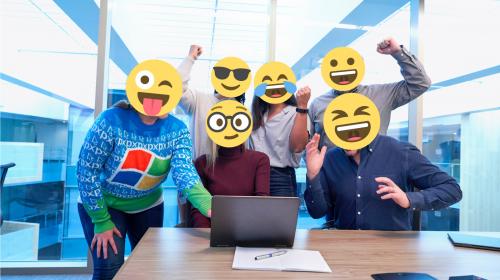 emoji-workforce.jpg Office workers are happy that they can use emojis in Windows 10.