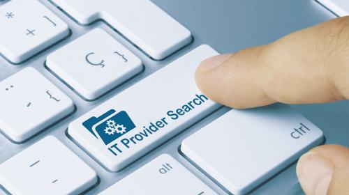 AdobeStock_127389443_Hero_1340x755.jpg Finger on keyboard pushing the IT Provider Search button