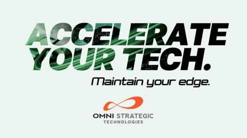 Accelerate Your Tech. Maintain your edge. Title graphic